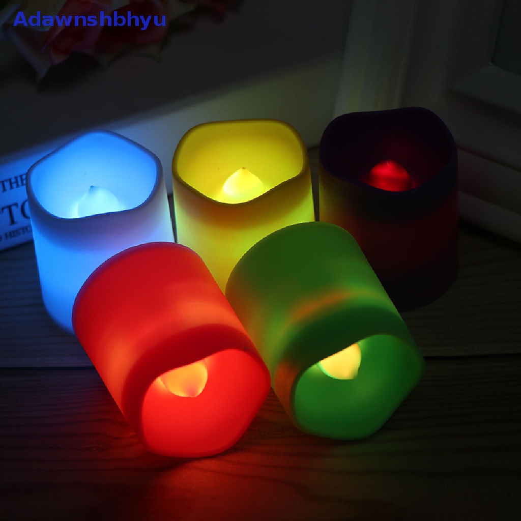 Adhyu Flameless Kedap Kedip Dengan Nyala Bergerak Realistis Lampu LED Romantis ID