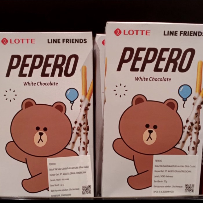 

Lotte peppero white chocolate 32gr