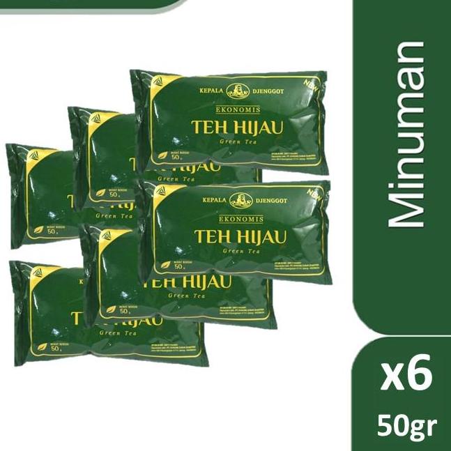 

WWA200 Teh Hijau Kepala Djenggot Sachet 50 gr x 6 Pcs |