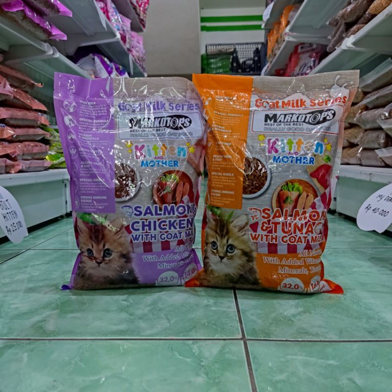 (paket 10kg) Ekspedisi Markotops Kitten Salmon Chicken &amp; Chicken Tuna