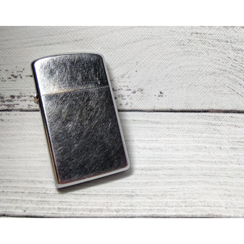 Zippo Slim High Polish Chrome Tahun 1962