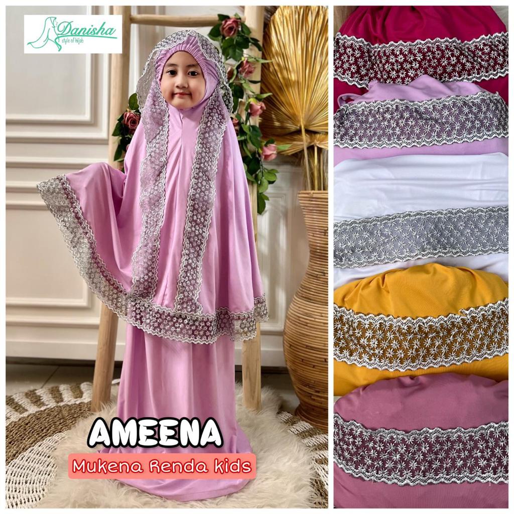 Mukena  Mukenah Anak Terbaru Ameena Kids Ori Danisha Hijab