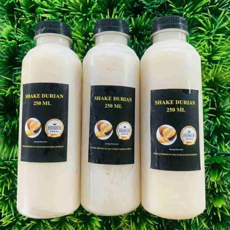 

Shake Durian | Durian Shake 250 ml | Jus Durian Asli Daging Durian Medan Lebih Nikmat