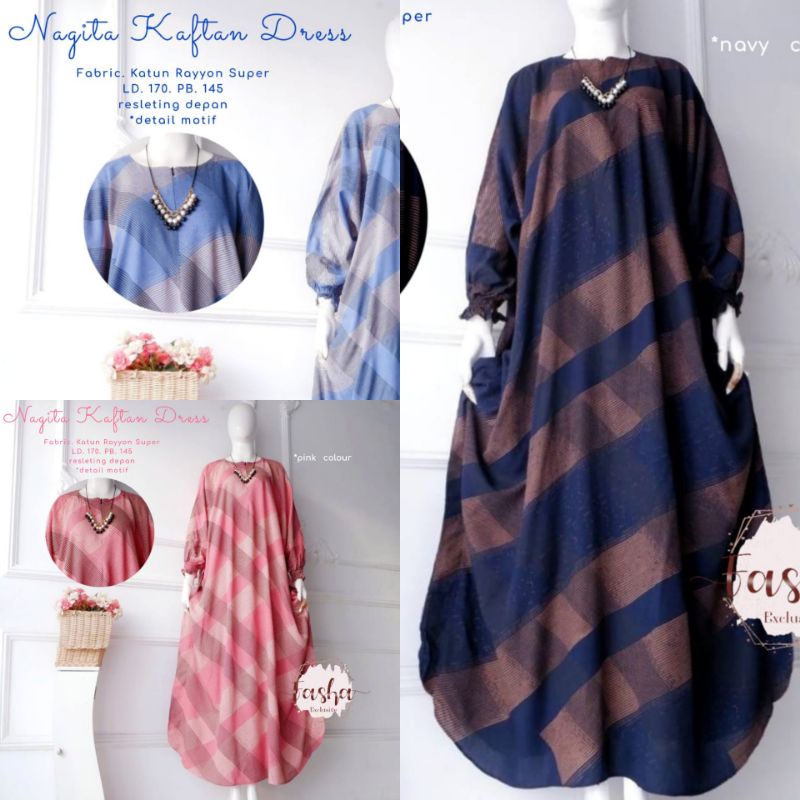 NAGITA KAFTAN DRESS - FASHA