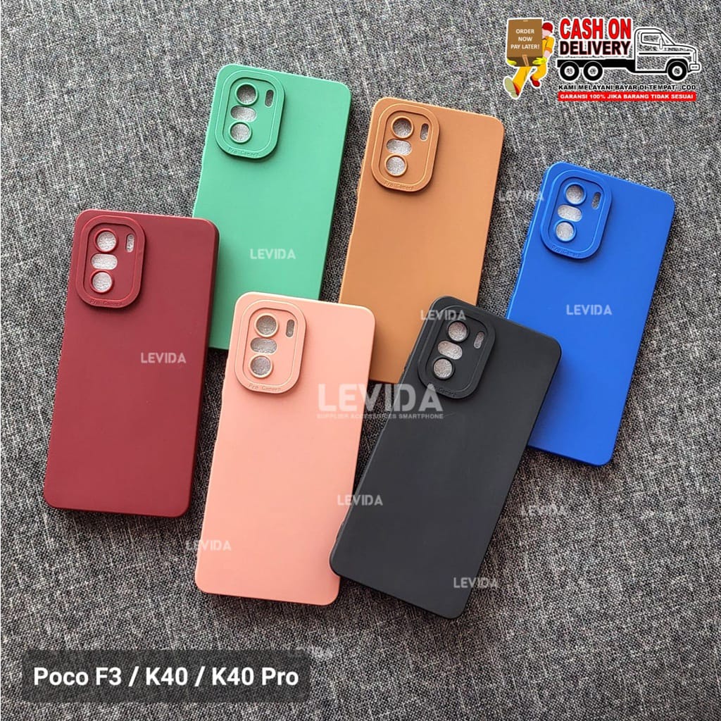 POCO F3 CASE PRO CAMERA MACARON CASE POCO F3