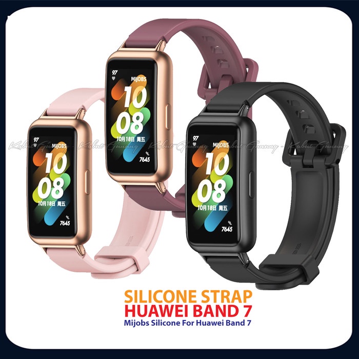 MIJOBS Silikon Strap Premium Mix Stainless Steel Huawei Band 7