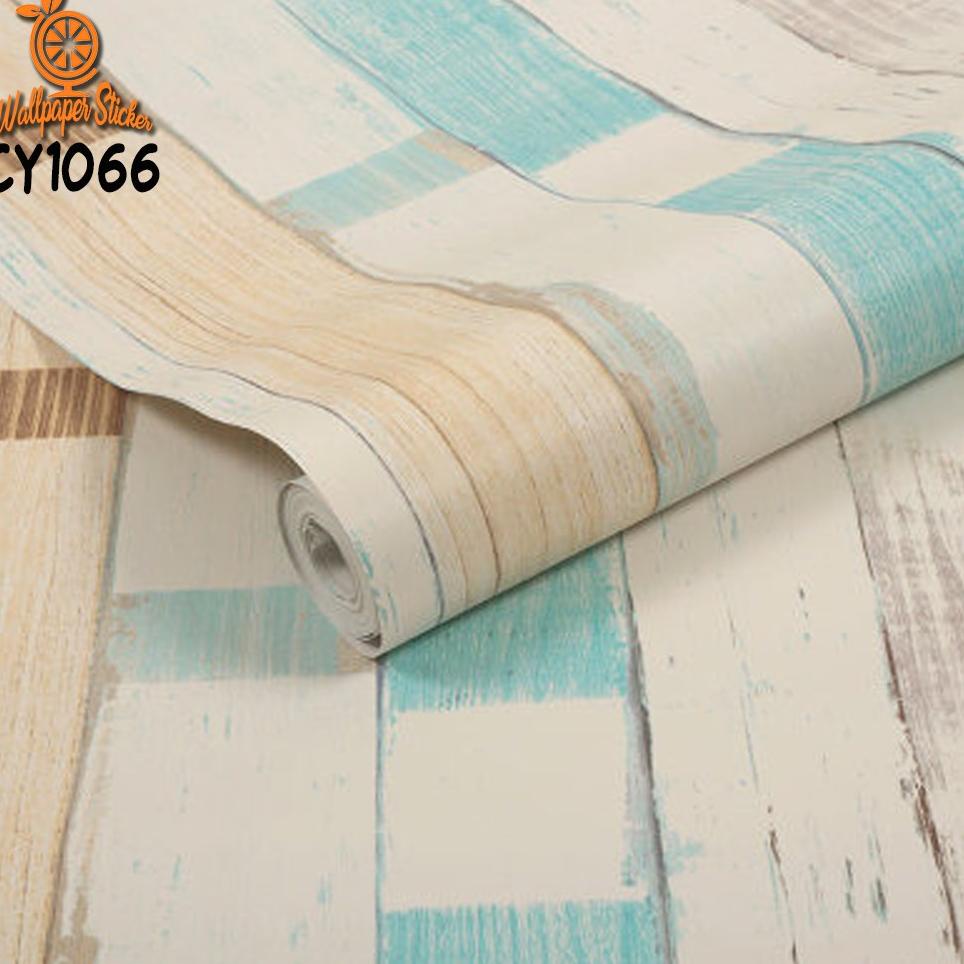 Wallpaper Dinding Stiker45cmx9m Wallpaper Stiker Bata Garis Elegan Wallpaper Dinding Dekorasi Rumah 