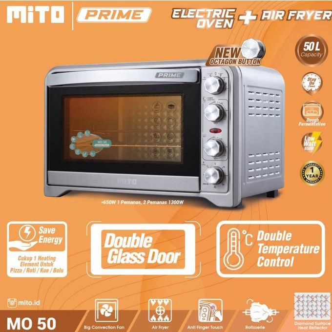 MITO MO50 Oven + Air Fryer 50 liter