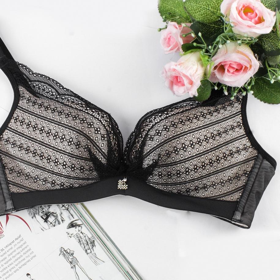 ➴ Bh Bra Import Wanita Bahan Poliester Tanpa Kawat Busa Tebal Cup Kecil-1783 ☀