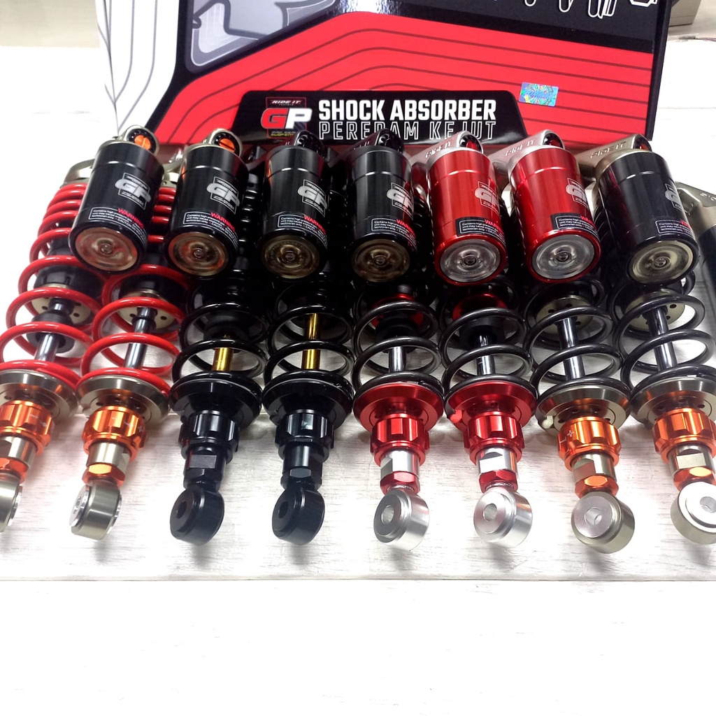 Shock Belakang Ride It Gp 299 Pro Series 320mm 340mm Skok tabung Supra Jupiter CB GL MP Tiger RX King