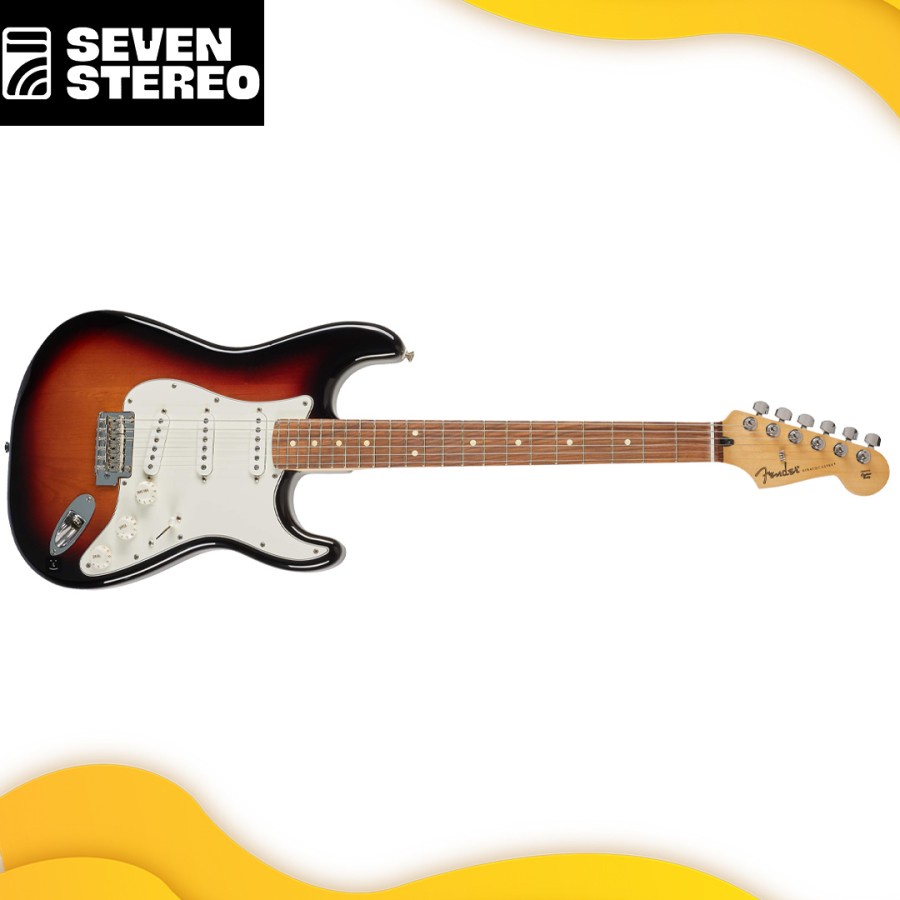 Fender Player Stratocaster Guitar Pau Ferro FB 3-Tone Sunburst