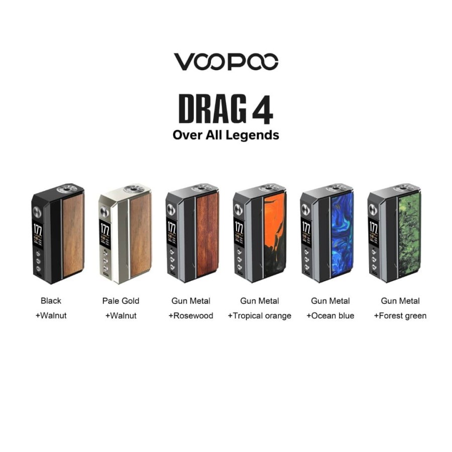 ORIGINAL BOX MOD VOOPOO DRAG 4 MOD ONLY BY VOOPOO