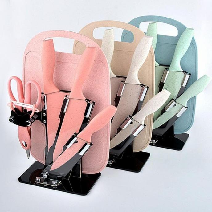 Sale Pisau Keramik Set + Talenan Keramik Set Pisau Termurah