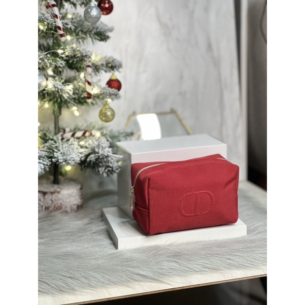 Dior Xmas edition red pouch