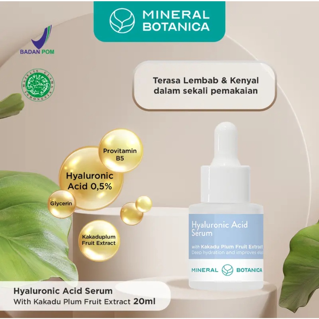 mineral botanica hyaluronic acid serum 20ml