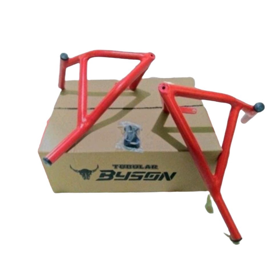 Tubular Byson Karbu plus Jalu Slider Agna, Crashbar Byson Carbu Dan Byson FI/injeksi