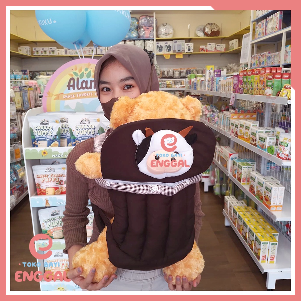 Abemy Gendongan Ransel Depan Boneka Polos