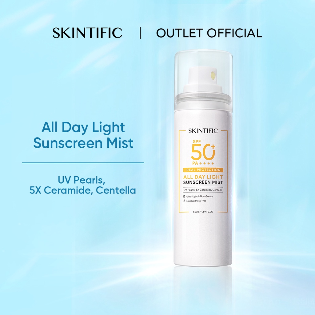 SKINTIFIC ALL DAY LIGHT SUNSCREEN MIST