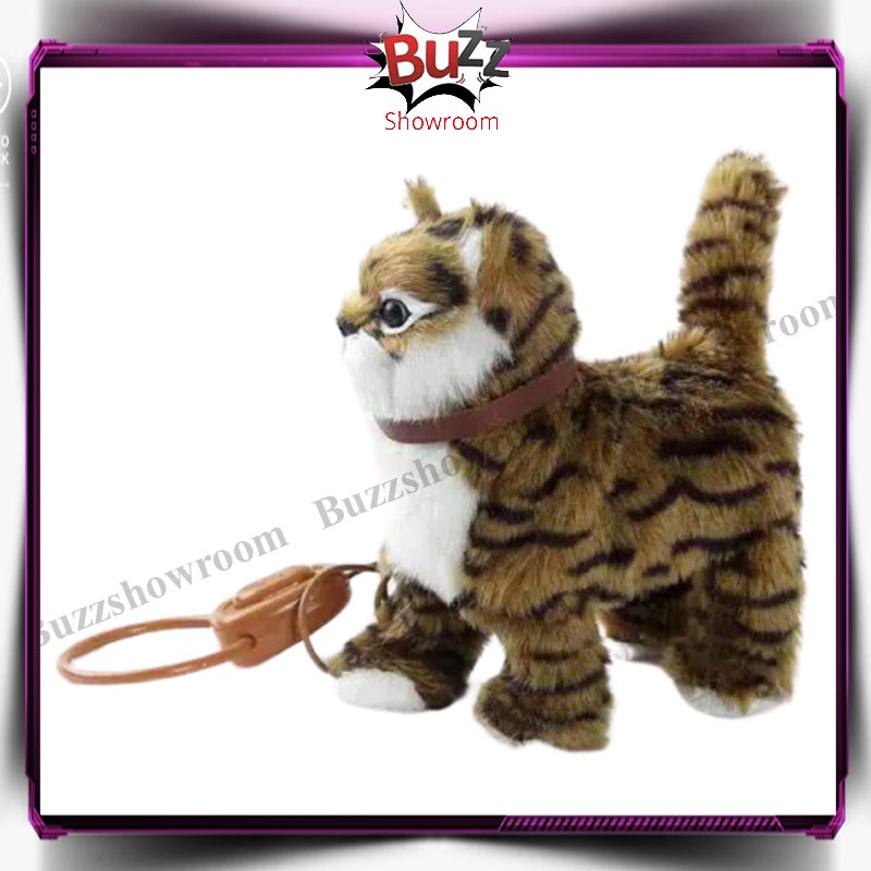 Mainan Anak Boneka Kucing Berjalan Bergerak Kucing Gerak Jalan Music ELECTRIC DANCING CAT Walking
