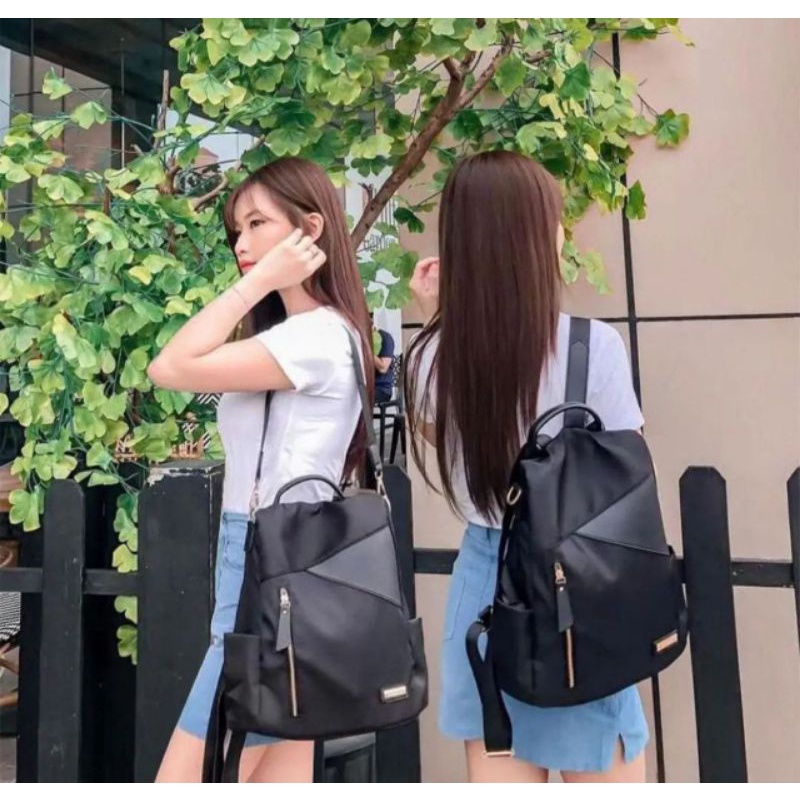 Zoe Plus Backpack Jim's Honey || Tas Ransel Pria Wanita Anti Maling