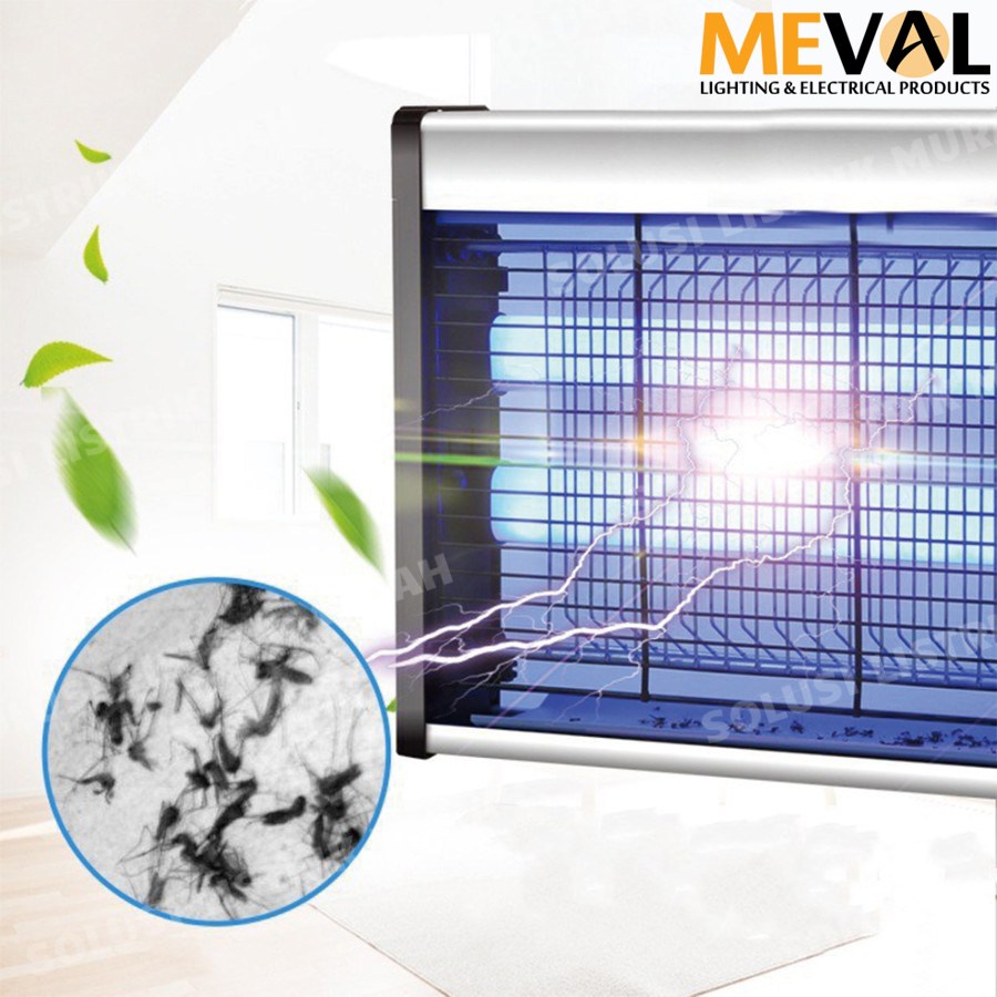 MEVAL Insect Killer Perangkap Nyamuk Serangga Lampu UV 2 Watt 6 Watt 8 Watt