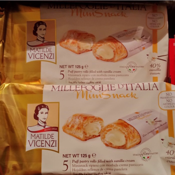 

Vicenci MV snack voglie pastry 125gr