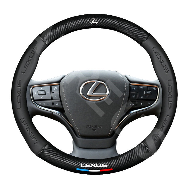 Sarung Setir Mobil Lexus Untuk rx 570 RX300 LX570 CT200H NX250 RX350 LX470 IS NX ES Auto Steering Wheel Cover Pelindung Kemudi Interior Mobil Logo Printing 3D