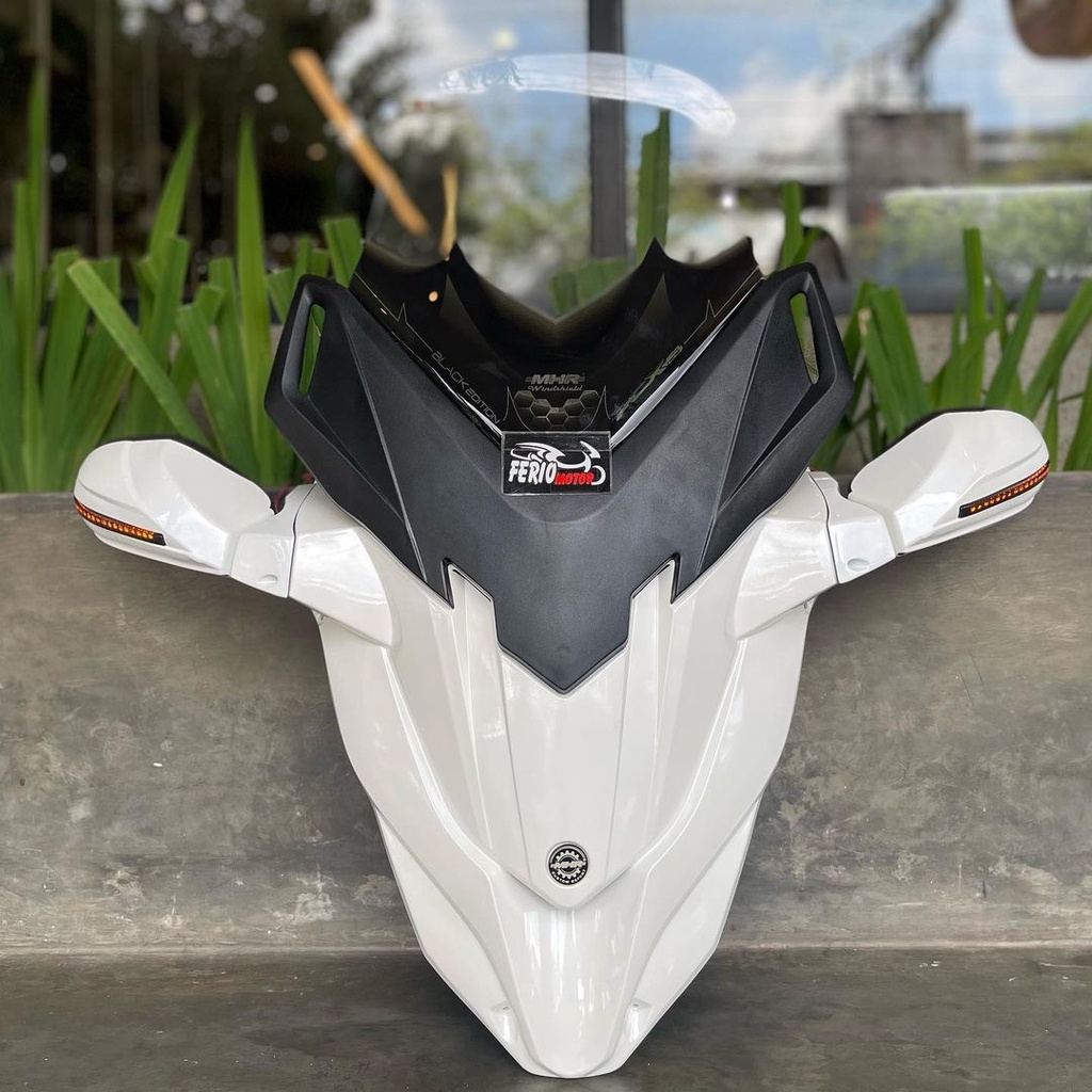 TAMENG PCX160 PLUS SPION FORZA PUTIH MERK MHR MERAH PUTIH