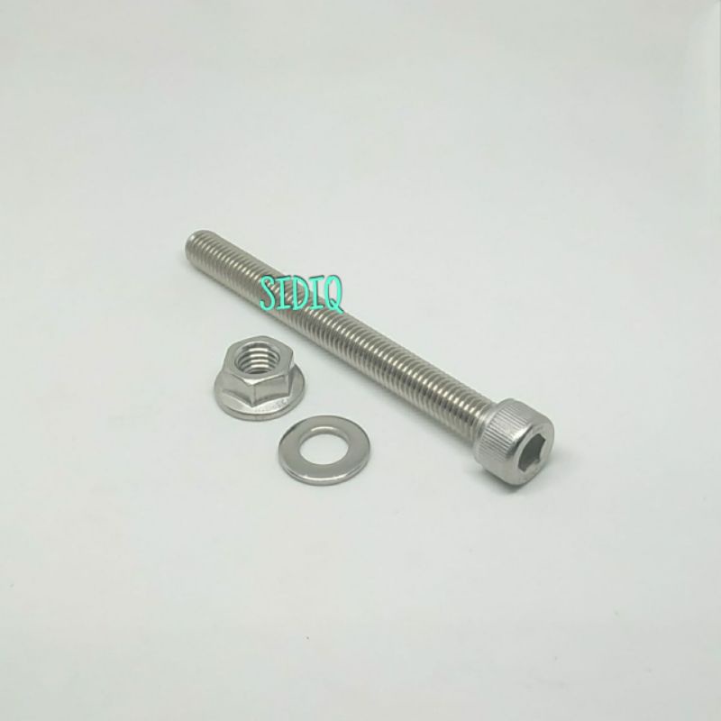 Baut L Pangkon Mesin Belakang Honda Cb Gl 100 GL PRO Megapro Tiger Stainless / Baut Rangka Belakang 