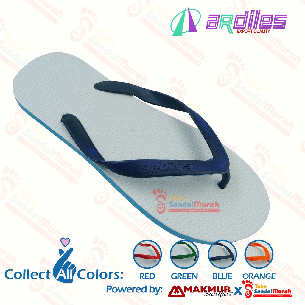 Toko Sendal Murah - Sandal Jepit Ardiles Model Klasik / Sandal Jepit Ardiles Uk 6 - 12 / Sandal Jepit Tali Warna - Warni / Sandal Jepit Nyaman Murah [Toko Sendal Murah M 05 Ardiles Lapis]