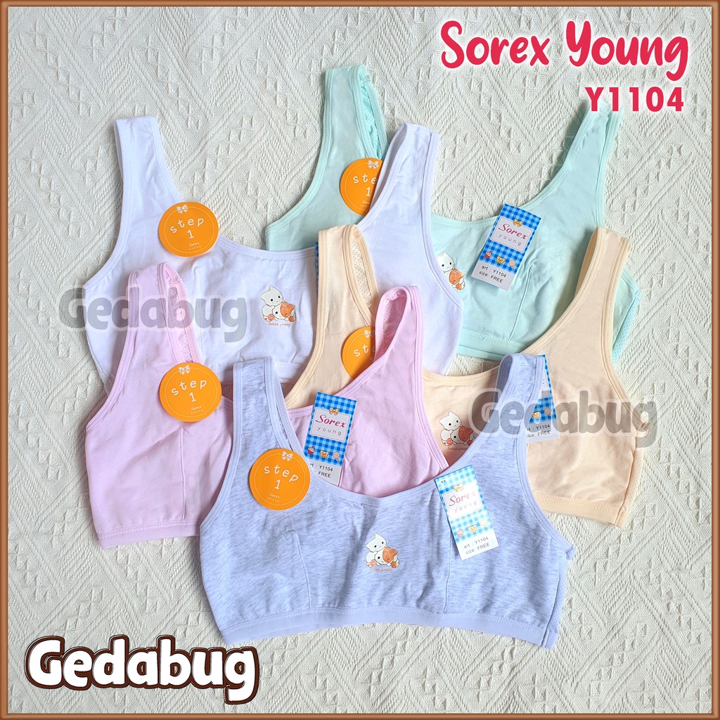 Miniset SMP Sorex Y1104 / Y 1104 dengan Fulling untuk Cup serta Bahan Katun - Gedabug