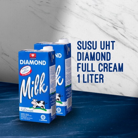 

Susu Diamond ( 1 liter ) UHT Full Cream Milk