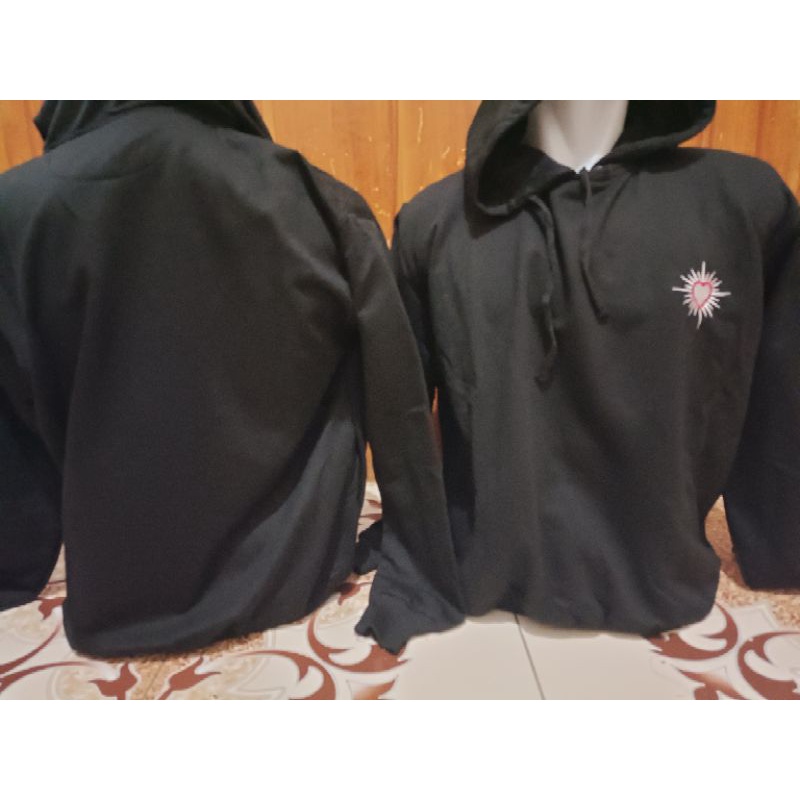 Jaket Bordir PSHT | Hoodie fleece Katun | Jaket Blusuk PSHT Bordir | Jaket Simpel | Sweater Pria-swe