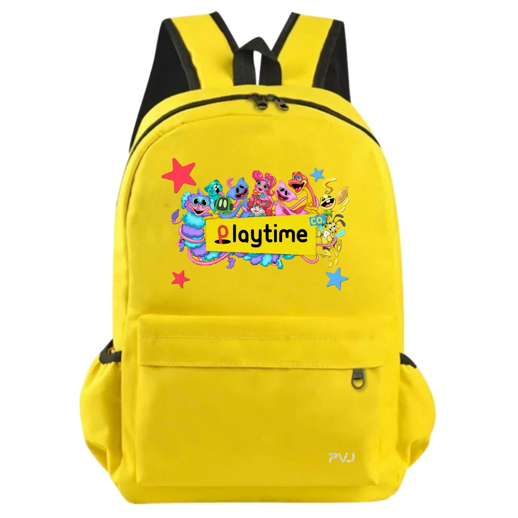 PVJ - Tas Anak Unisex Motif Poppy Playtime Game Ransel Backpak