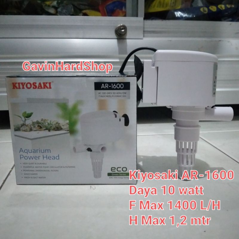 Pompa aquarium pompa power head pompa celup aquarium Kiyosaki AR-1600 1400 L/H