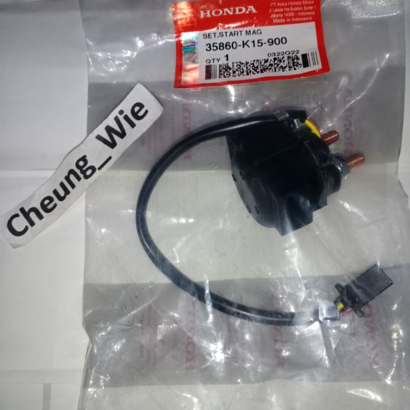 35860K15900 switch /Kodok bendik stater Honda CB150R old Streetfire 2012-2014 ori AHM asli ori Honda