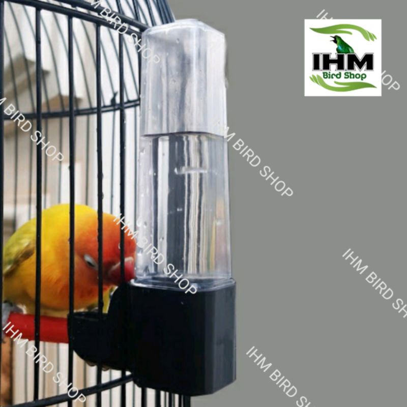 Cepuk wadah pakan minum burung dispenser tabung panjang dan pendek cepuk tempat pakan minum burung