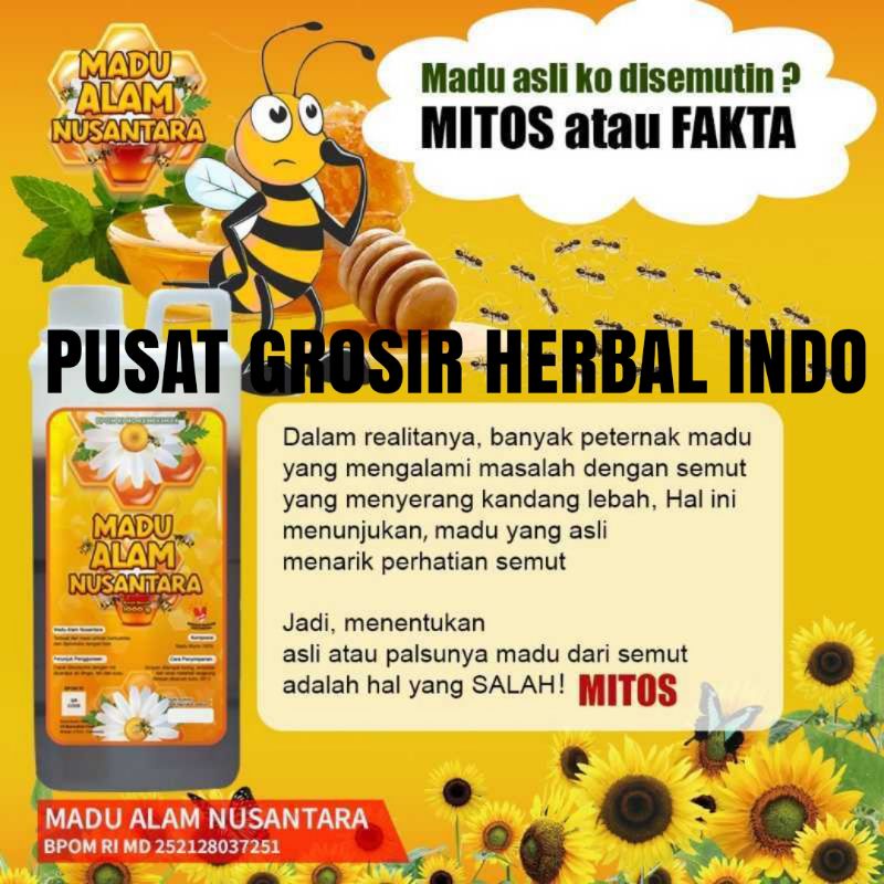 (COD) MADU ASLI 1KG MADU MURNI 1 KG MADU ALAM NUSANTARA MADU HUTAN AKASIA BPOM Berkualitas