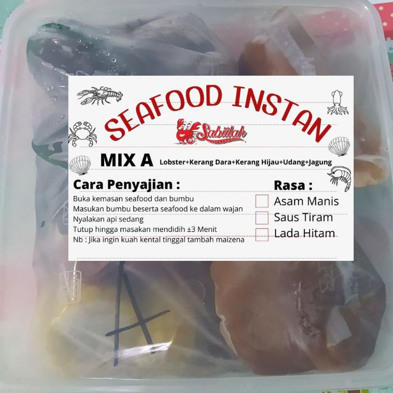 

Seafood Instan Mix A