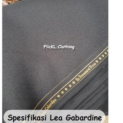 ☺_☻ Bahan Kain Lea Jeans Lea Denim Lea Gabardine  Permanent Press Celana Formil Formal