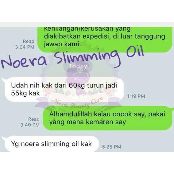 BISA COD ✔️Noera Body Slimming Oil | Minyak Pelangsing Body Treatment Oil|KD2