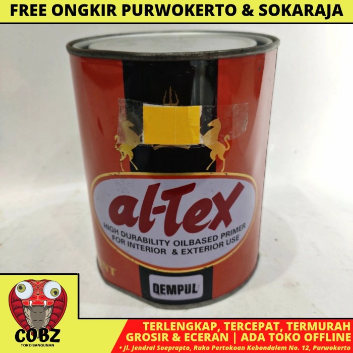 ALTEX DEMPUL KAYU BESI 1 KG PER KALENG