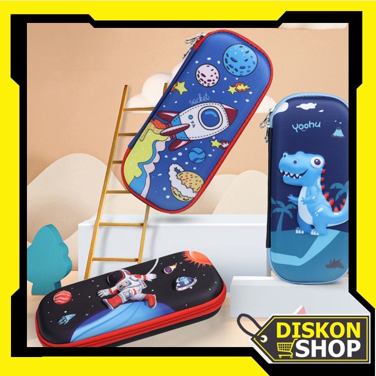 

Diskon Shop - S5626 Tempat Pensil 3D Model Terbaru / Kotak Alat Tulis / Tempat Pensil Anak Sekolah 3D Bahan EVA Anti Air / Kotak Pensil