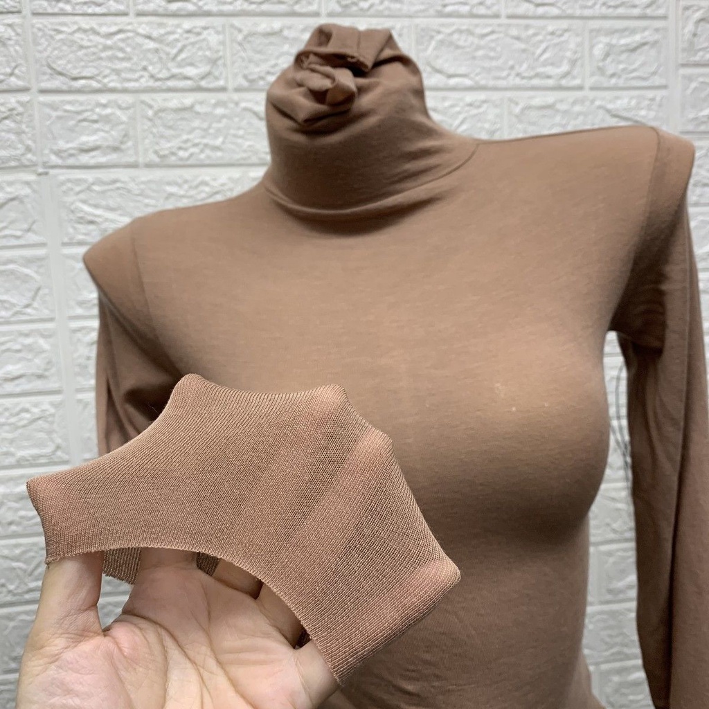 ✕Suhao Yi harus mendapatkannya!Nilai detak jantungnya adalah bang bang bang Korea seksi mikro-transparan INS ketat turtleneck bottoming shirt T-shirt