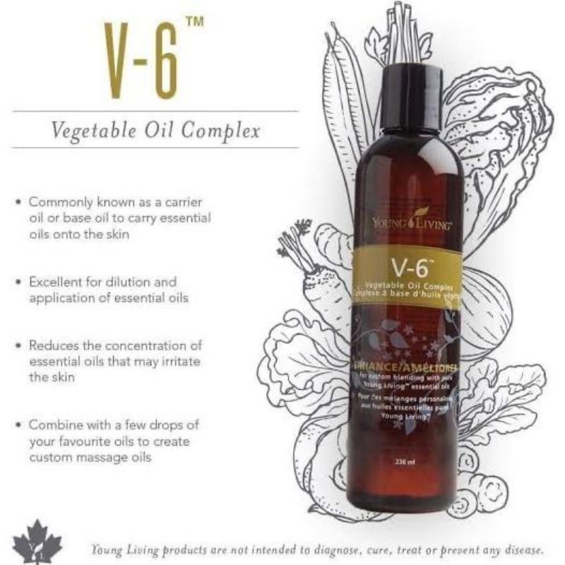 YL Essential Oil V-6 Enhanced Vegetable Oil Complex V6
