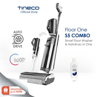 Tineco Floor One S5 Combo Smart Wet Dry Cordless Stick Vacuum Cleaner and Floor Washer Scrubber