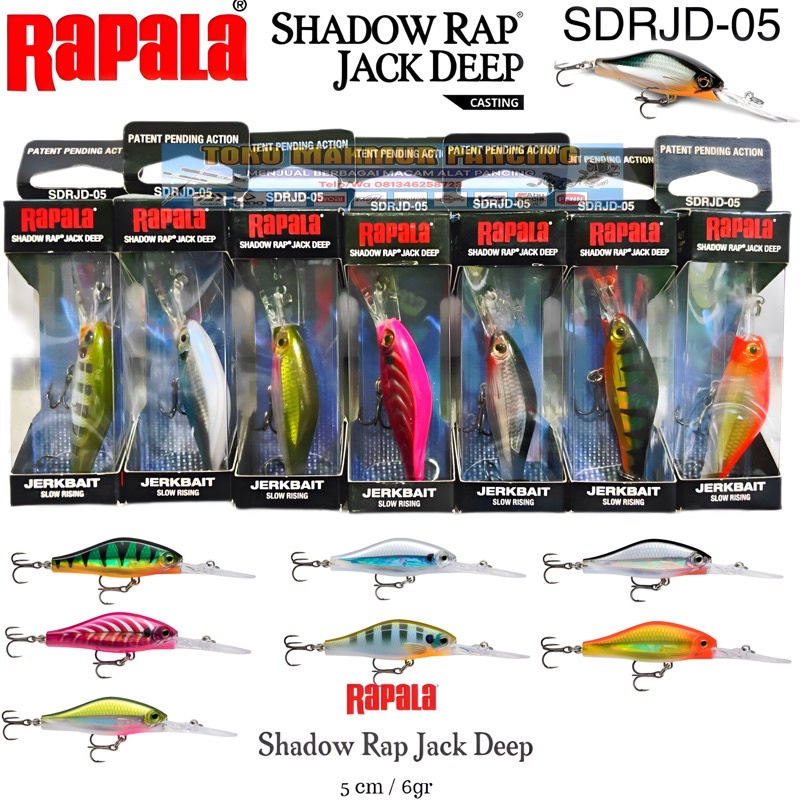 Lure Rapala shadow rap jack deep SDRJD-05