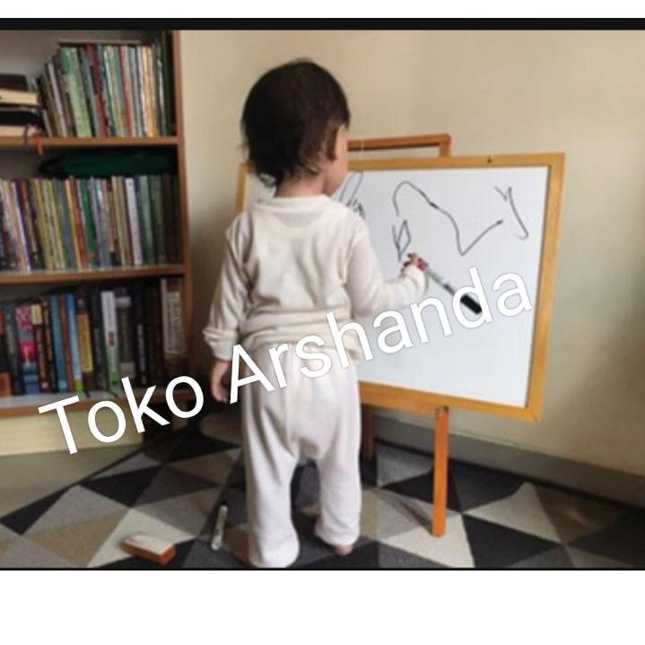 

[O[56 ☎] papan tulis 40x60 white board +standing gratis spidol dan penghapus-amanah