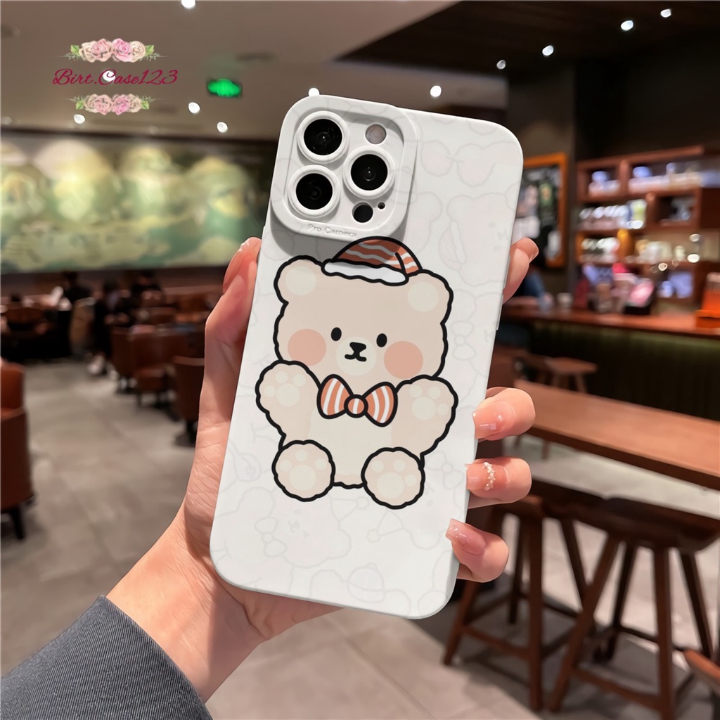 CUSTOM CASE SOFTCASE SILIKON PROCAMERA BEAR CUSTOM OPPO REALME VIVO XIAOMI SAMSUNG INFINIX IPHONE FOR ALL TYPE BC6847