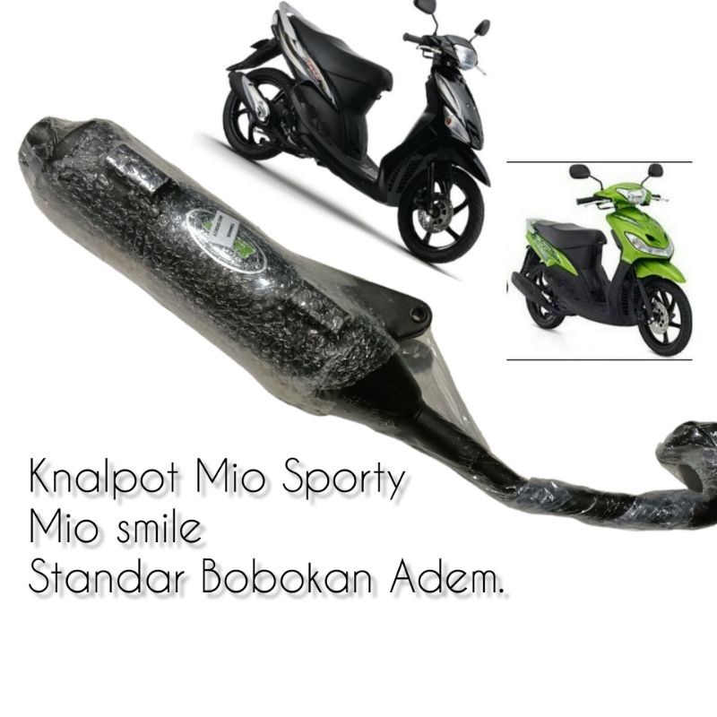 KENALPOT KNALPOT MOTOR MIO KNALPOT MIO SPORTY MIO SMILE BOBOKAN STANDAR KNALPOT RACING MIO